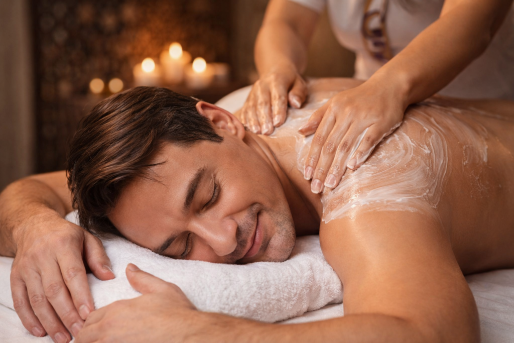 full body to body massage in delhi