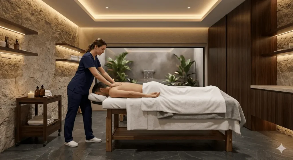 B2B massage near me Delhi at Best Spa in Malviya Nagar